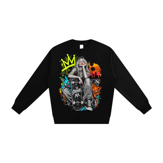 NEON SKATEBOARD | Heavyweight Graphic Crewneck