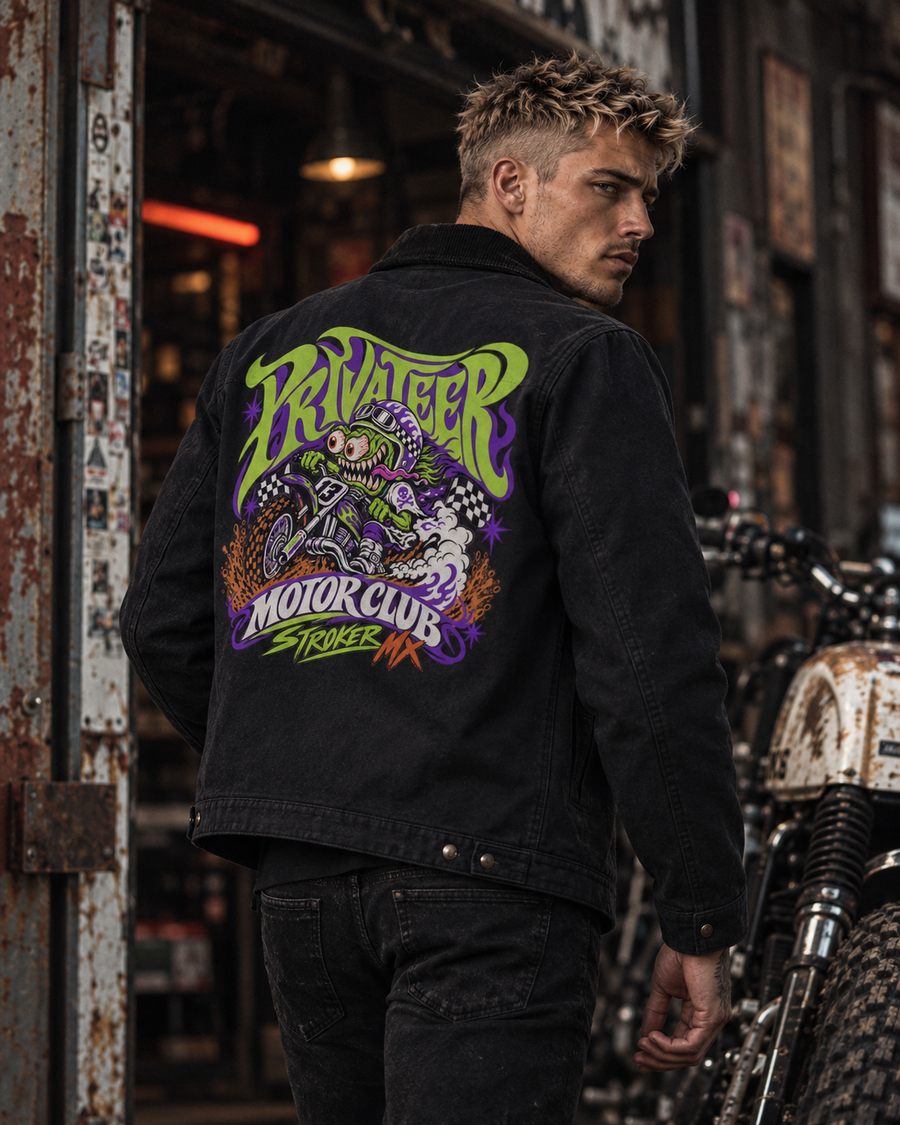 PRIVATEER MOTOR CLUB | Cord-Collar Canvas Jacket
