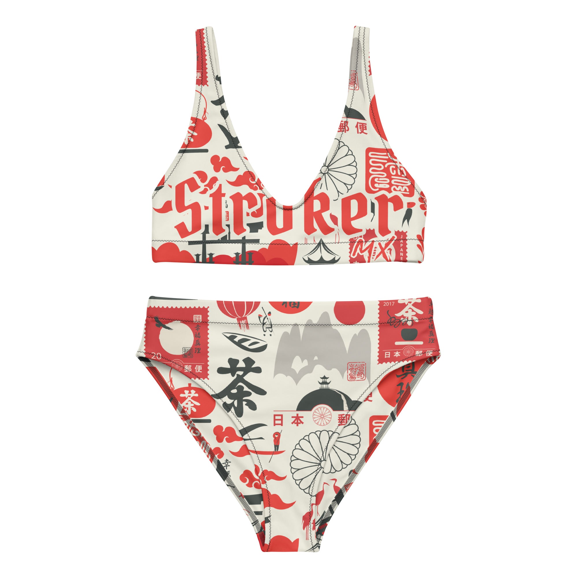 "Trip A Broad" Women's High-Waisted Bikini