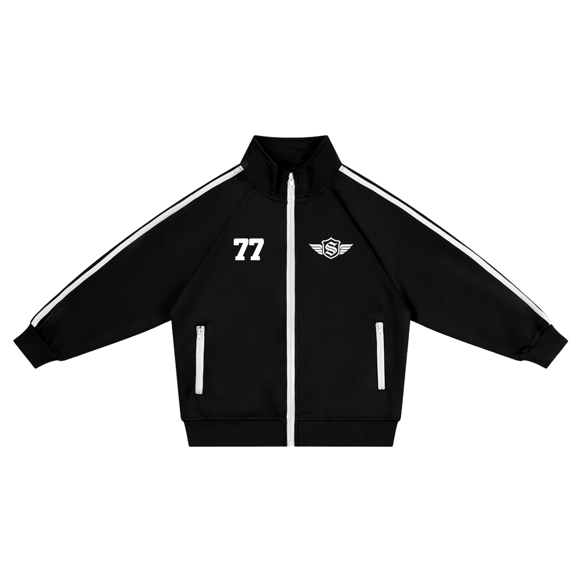 TRACKSIDE | Youth Contrast-Tape Coach Jacket