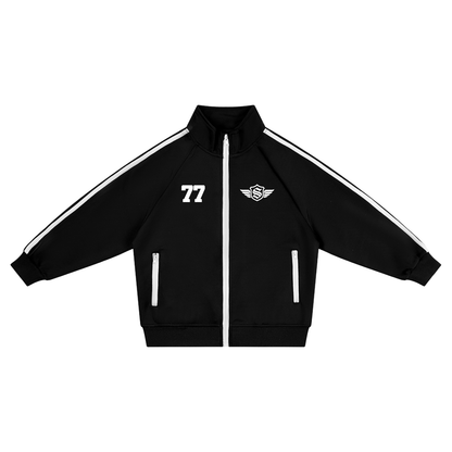TRACKSIDE | Youth Contrast-Tape Coach Jacket