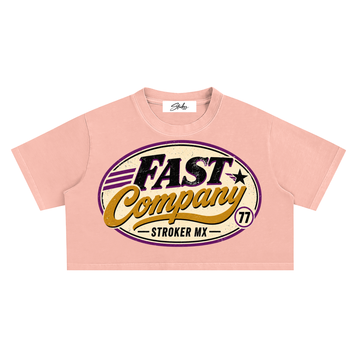 SUNBLEACHED SOCIAL | Women's Snow-Washed Cropped Tee