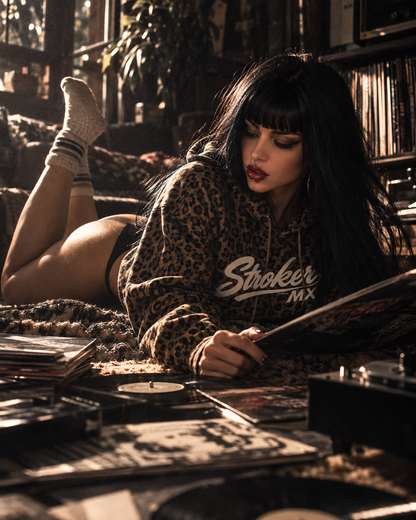 WILD SIGNATURE | Leopard-Print Boxy Hoodie