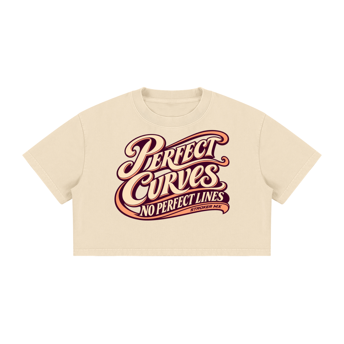 WASHED REBEL | Women's Mineral-Washed Crop Tee
