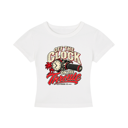 SHORT FUSE | Women's Fitted Cropped Cotton Tee