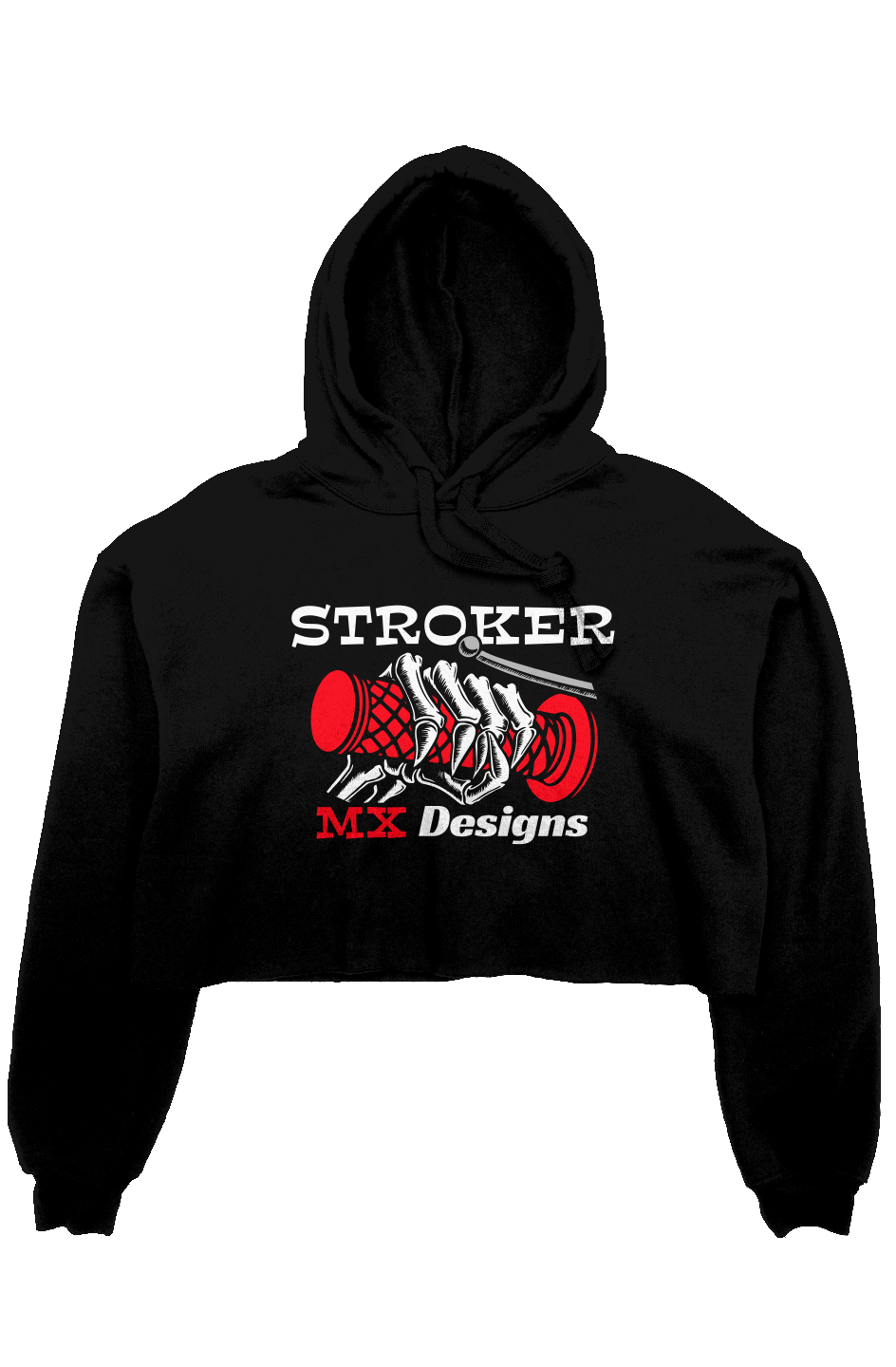 crop fleece hoodie