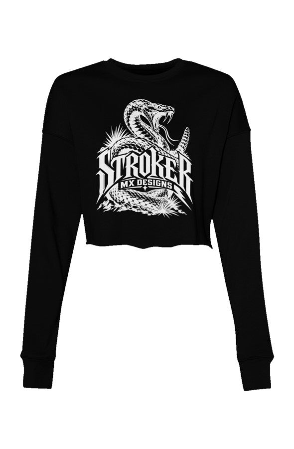 VENOM IN BLACK Women 39 s Cropped Crewneck Sweatshirt