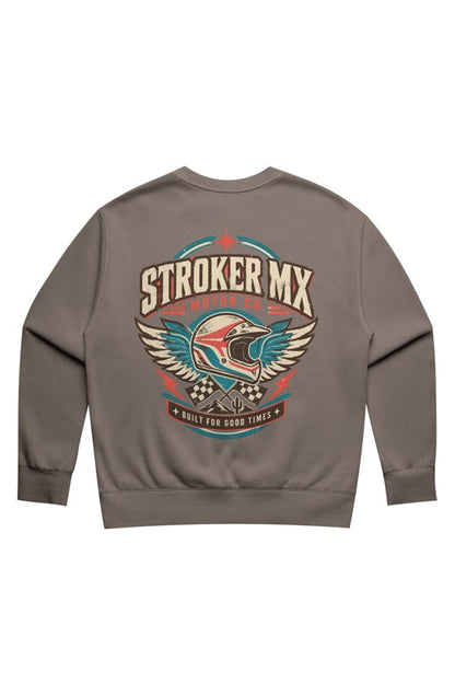 MOTOR CO Women 39 s Relaxed Faded Crewneck