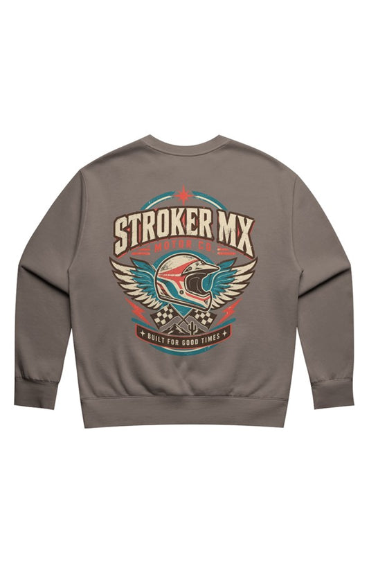 MOTOR CO Women 39 s Relaxed Faded Crewneck
