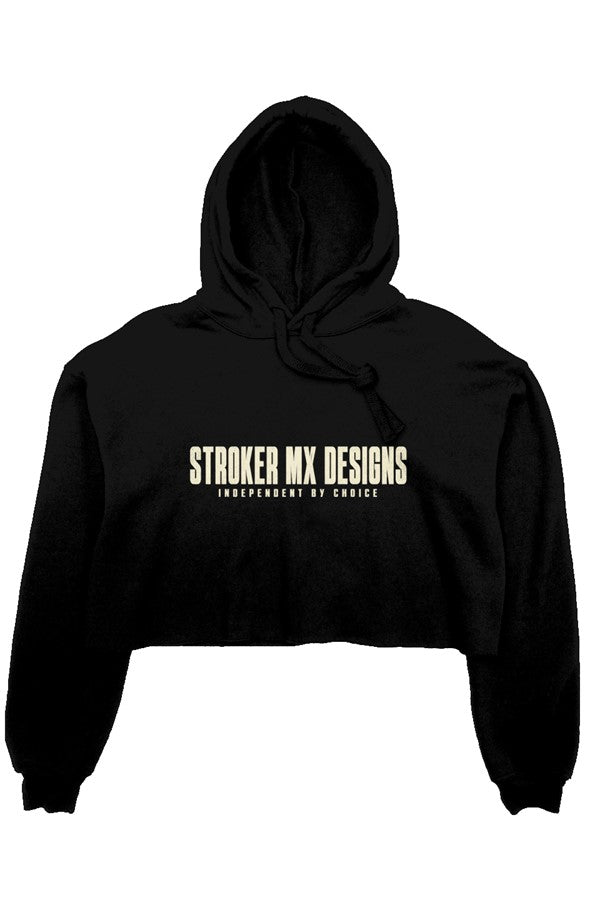 crop fleece hoodie