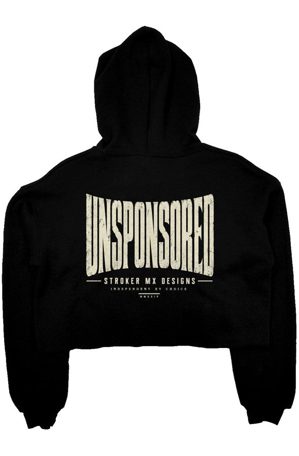 crop fleece hoodie