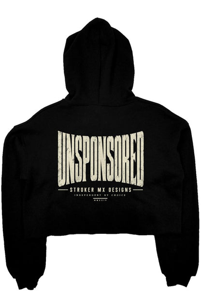 crop fleece hoodie