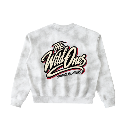 THE WILD ONES | Dirty-Washed Boxy Crewneck