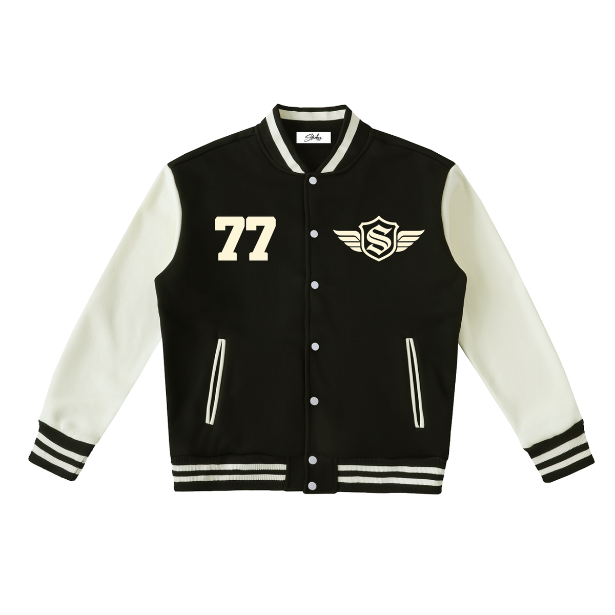 STROKER MX | Color-Block Fleece Varsity Jacket