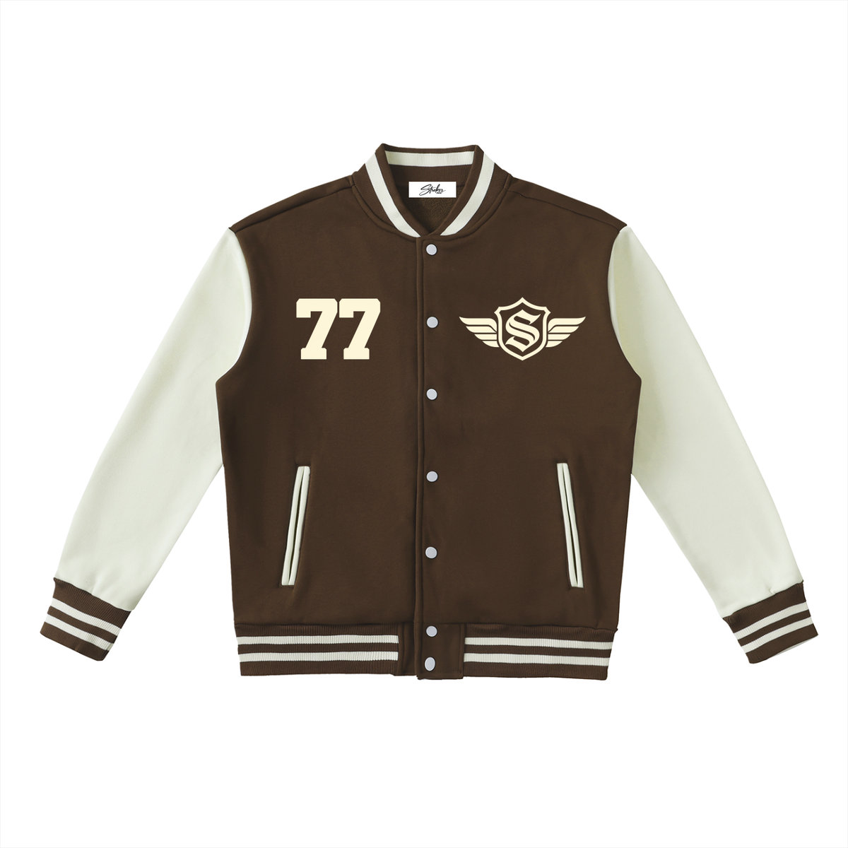 STROKER MX | Color-Block Fleece Varsity Jacket