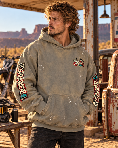 COWBOY SKULL | Vintage Frayed Fleece Hoodie