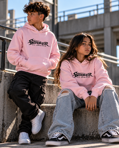 PINK STREET | Youth Heavy Blend Hoodie — Urban Pink Hoodie Duo