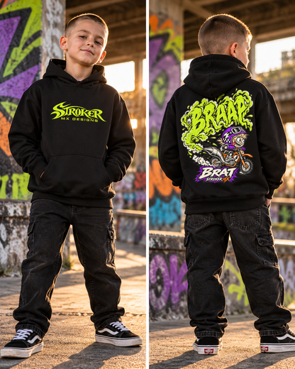 TRACKSIDE SUNSET | Youth Heavy Blend Hoodie — Urban Stroker Hoodie Lookbook
