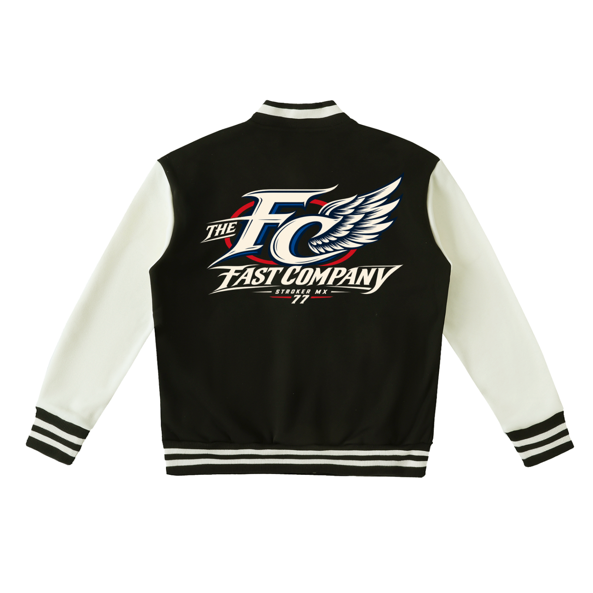 THE FAST COMPANY | Two-Tone Varsity Jacket