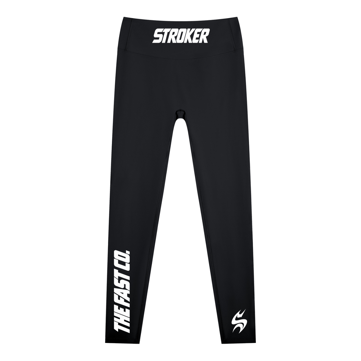 Product mockup showing Stroker MX High-Waisted Graphic Leggings – 3 Colors