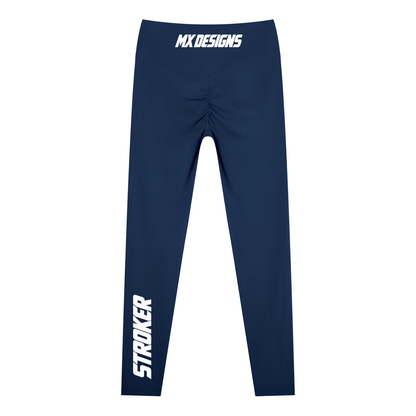 Product mockup showing Stroker MX High-Waisted Graphic Leggings – 3 Colors