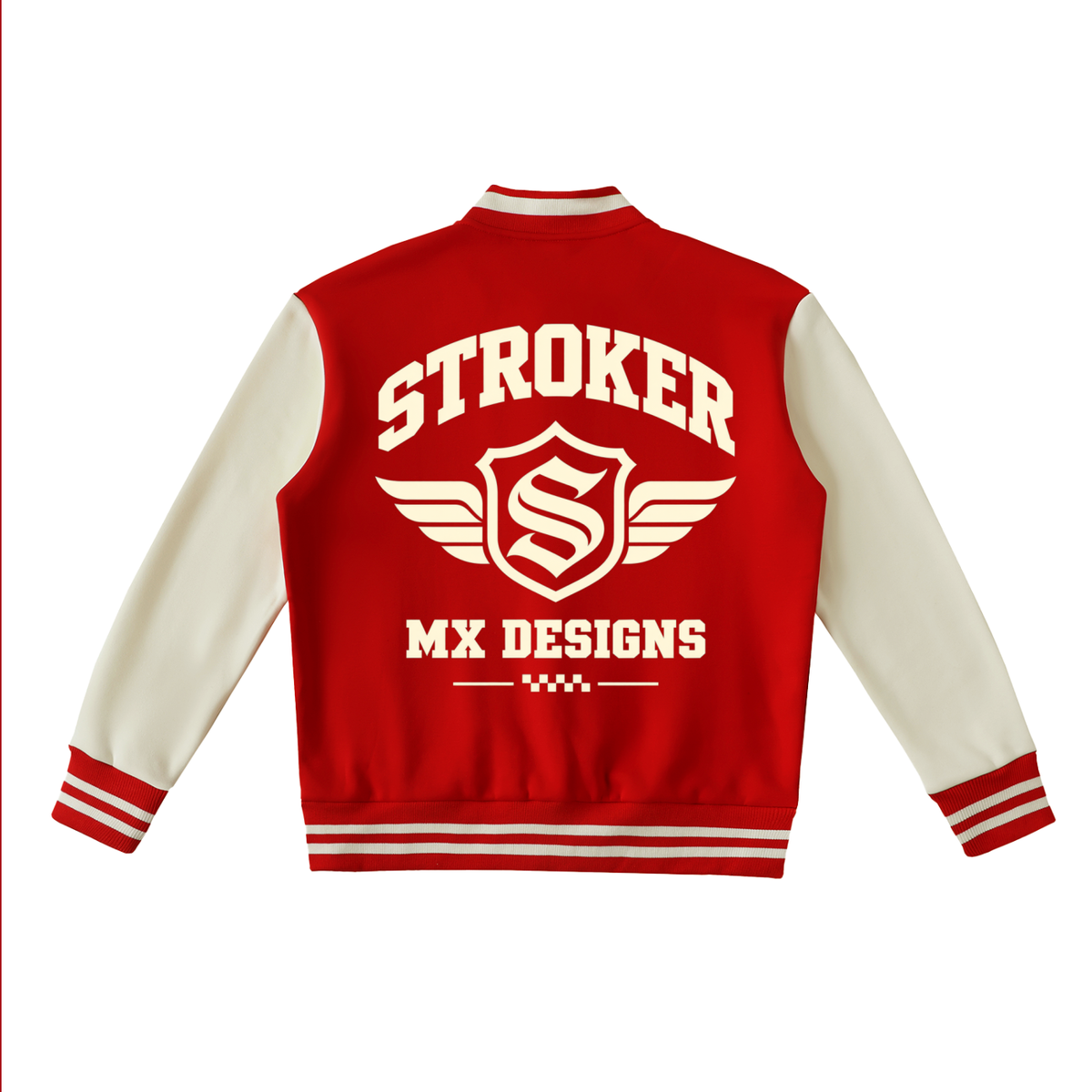 STROKER MX | Color-Block Fleece Varsity Jacket
