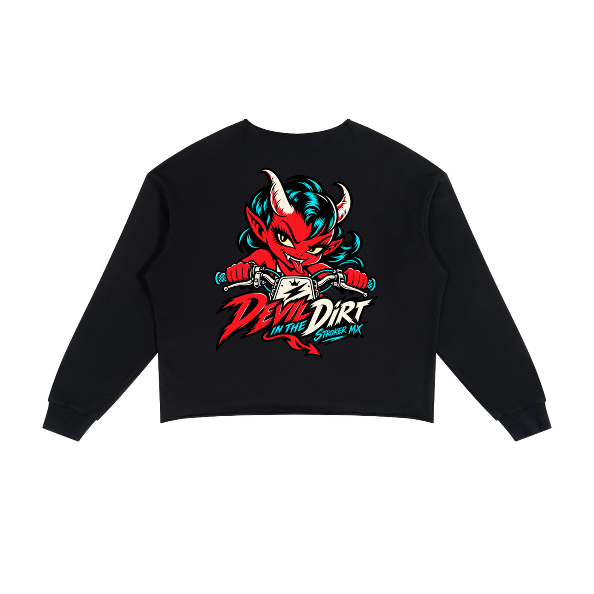 STROKER MX | Paneled Raw-Edge Boxy Crewneck