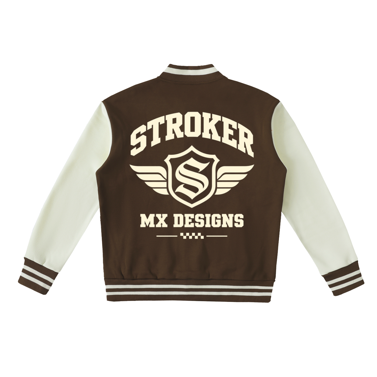 STROKER MX | Color-Block Fleece Varsity Jacket