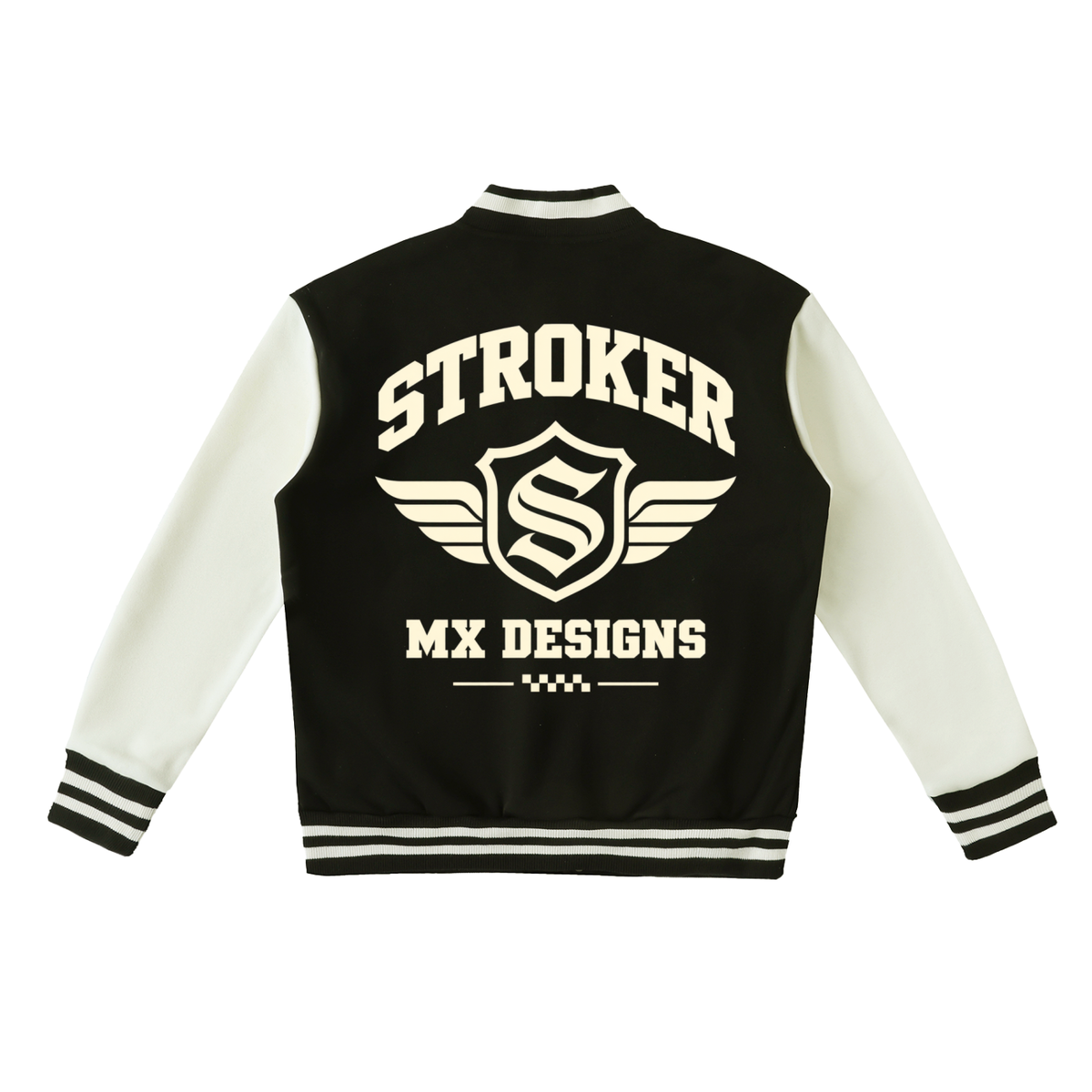 STROKER MX | Color-Block Fleece Varsity Jacket