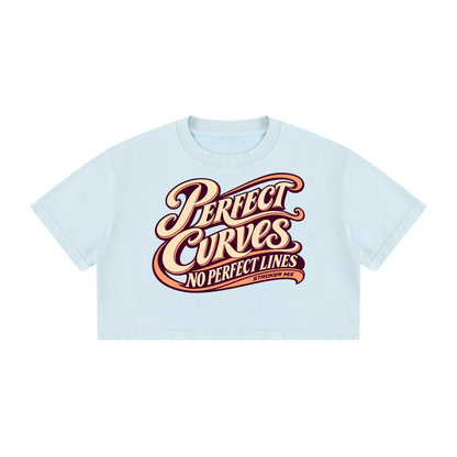 WASHED REBEL | Women's Mineral-Washed Crop Tee