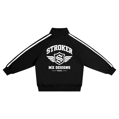 TRACKSIDE | Youth Contrast-Tape Coach Jacket