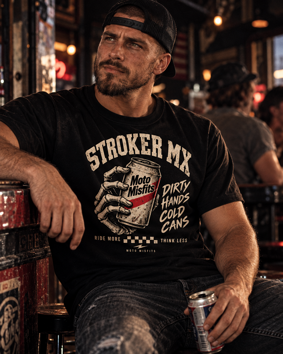 GARAGE HOURS | Regular-Fit Cotton Tee — featured Stroker MX product photograph