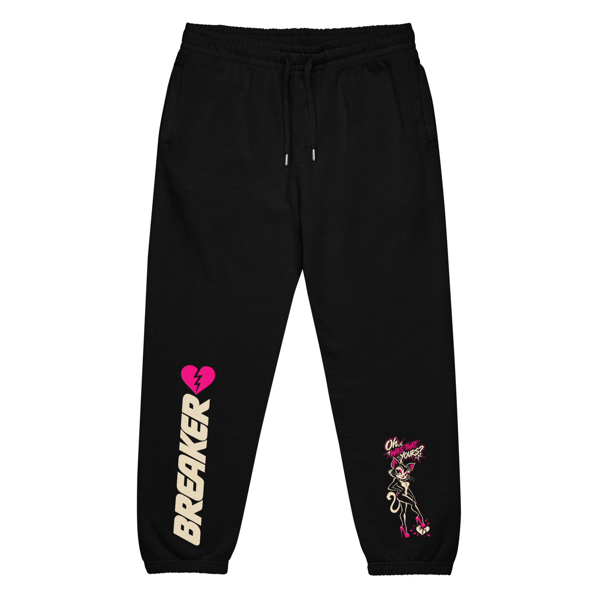 Front product mockup of Moto Club Graphic Urban Sweatpants by Stroker MX