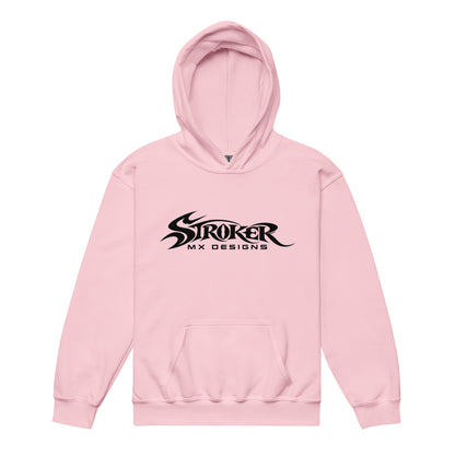 PINK STREET | Youth Heavy Blend Hoodie — light pink front garment mockup